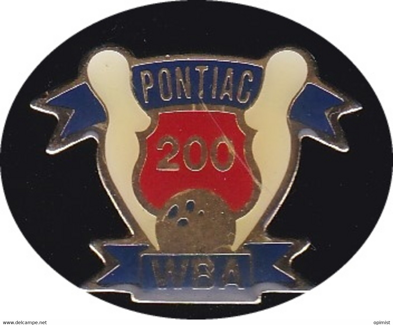 69244- Pin's -Bowling.Pontiac.WBA. - Bowling