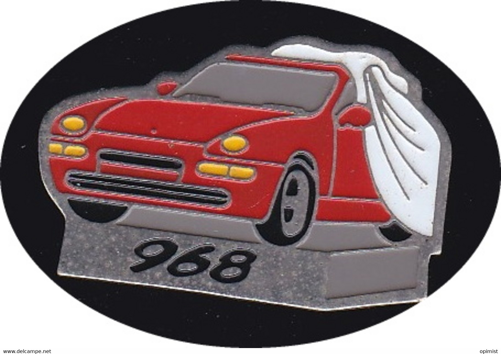 69243- Pin's - Porsche 968.au Dos 17 Octobre 1991. - Porsche