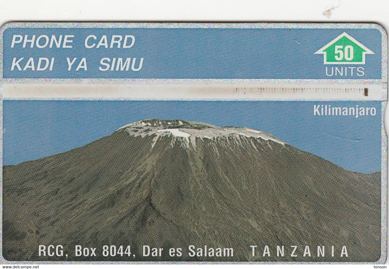 Tanzania, TAN-RC-01b, 50 Units Mount Kilimanjaro "402A" , 2 Scans - Tanzania