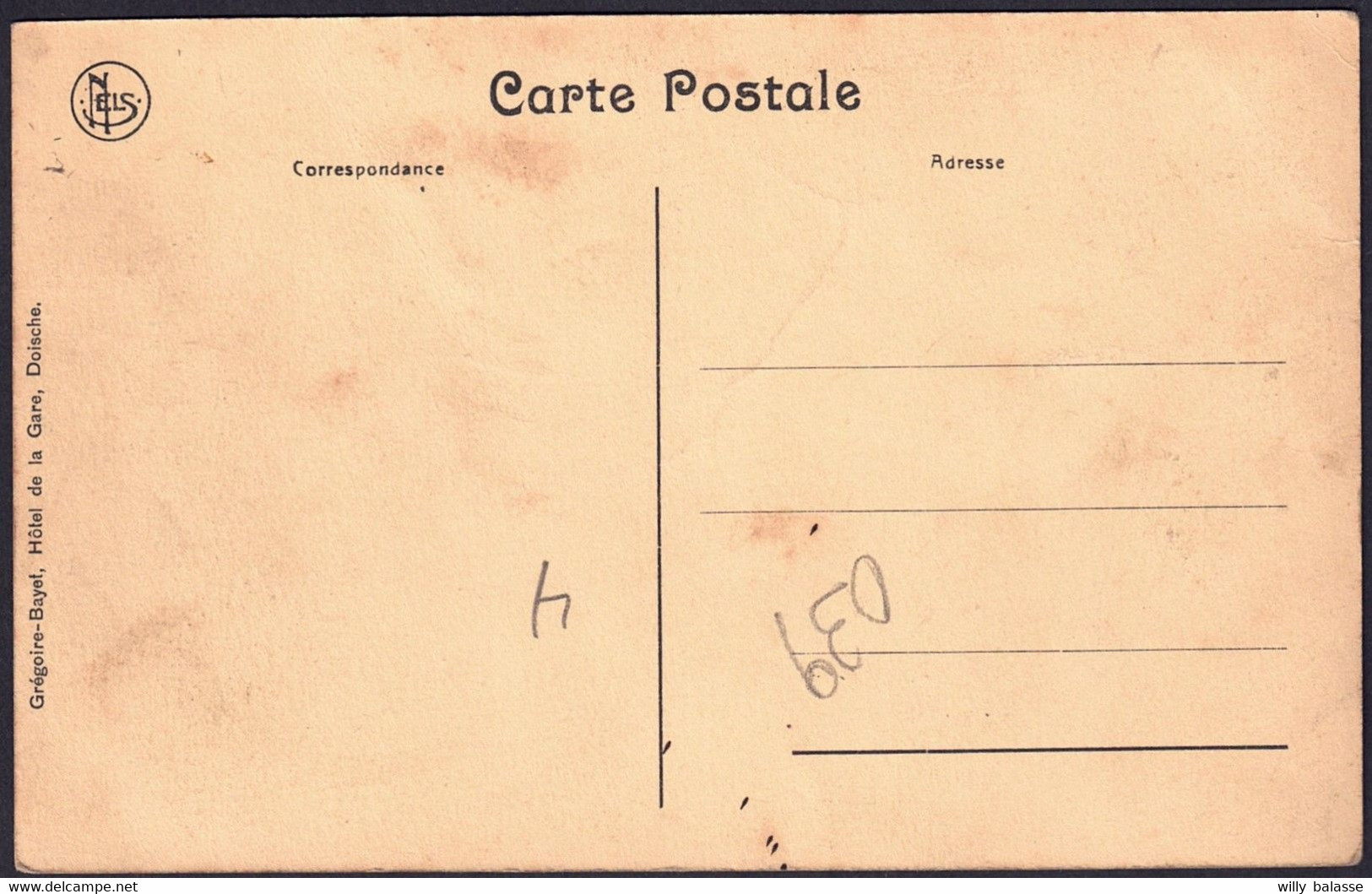 +++ CPA - DOISCHE - Vue Intérieure De La Gare - Train - Nels  // - Doische