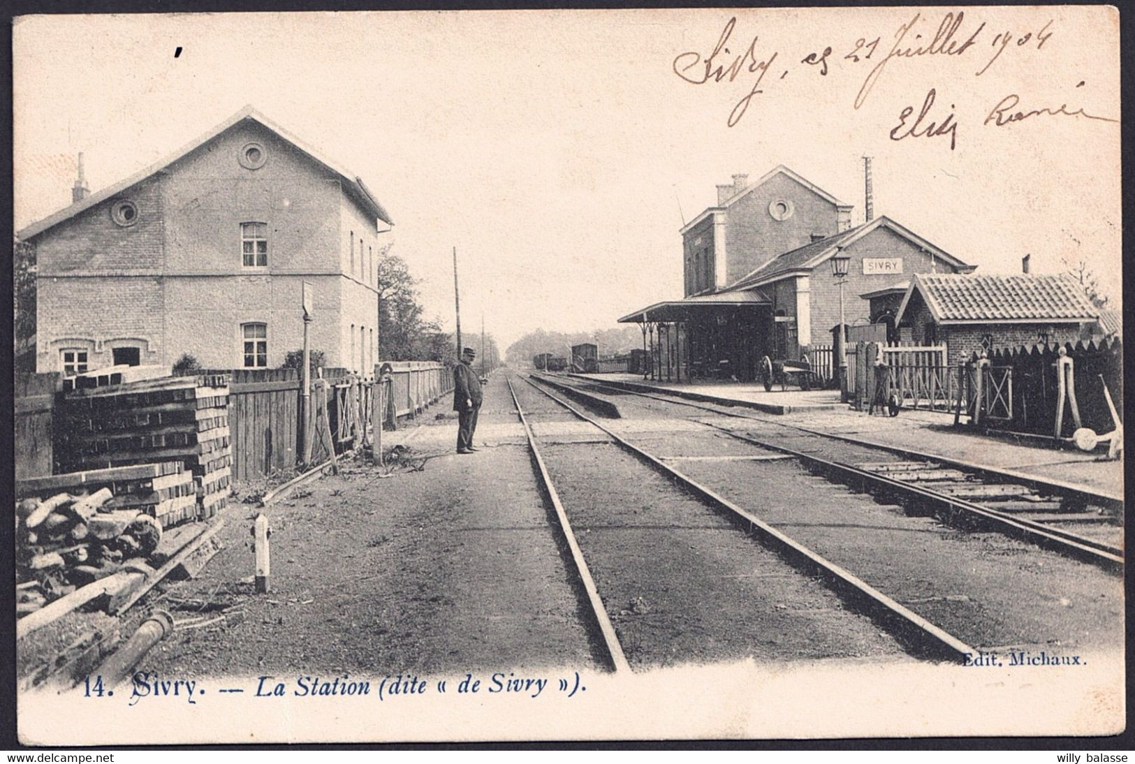 +++ CPA - SIVRY - La Station - Gare   // - Sivry-Rance