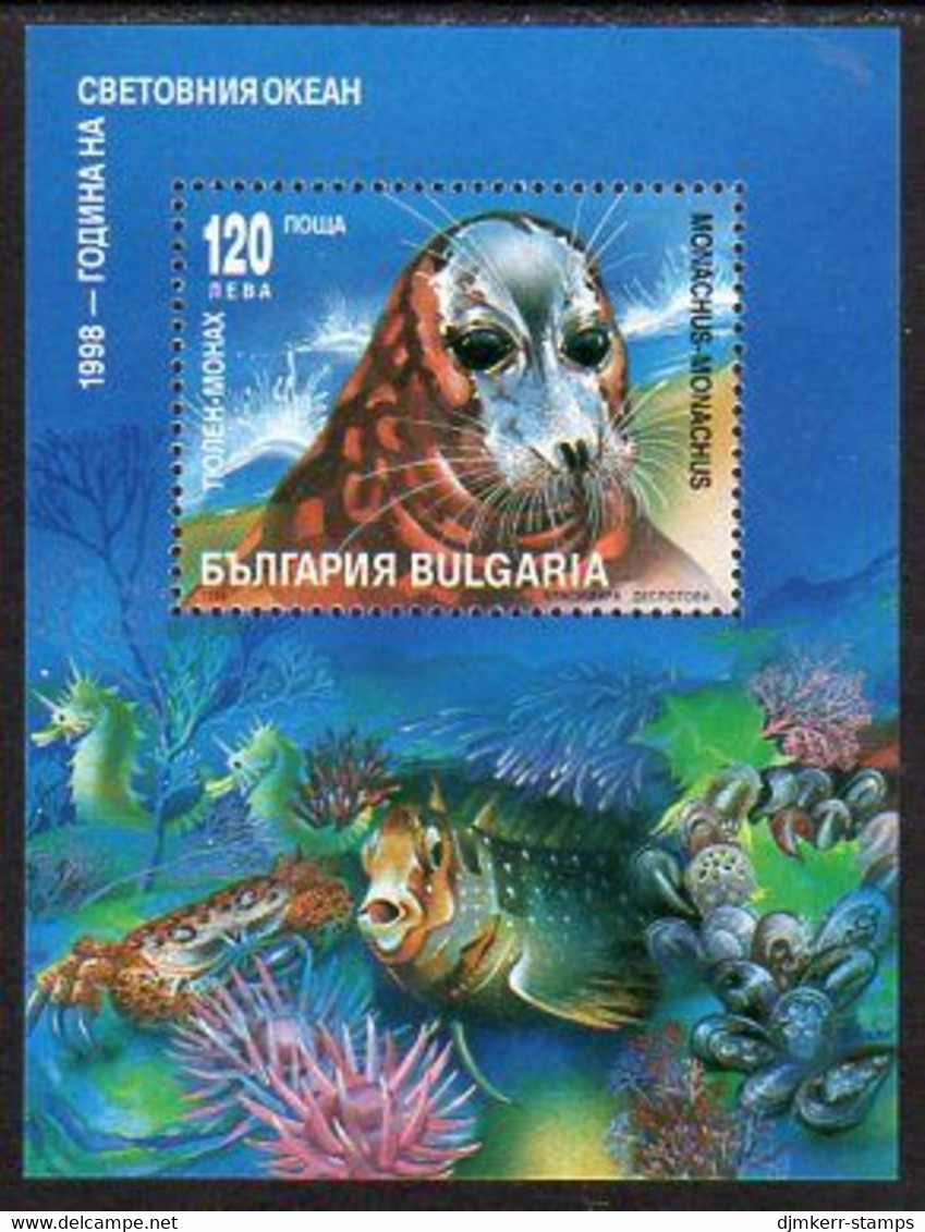 BULGARIA 1998 Year Of The Ocean Block MNH / **..  Michel Block 236 - Ongebruikt