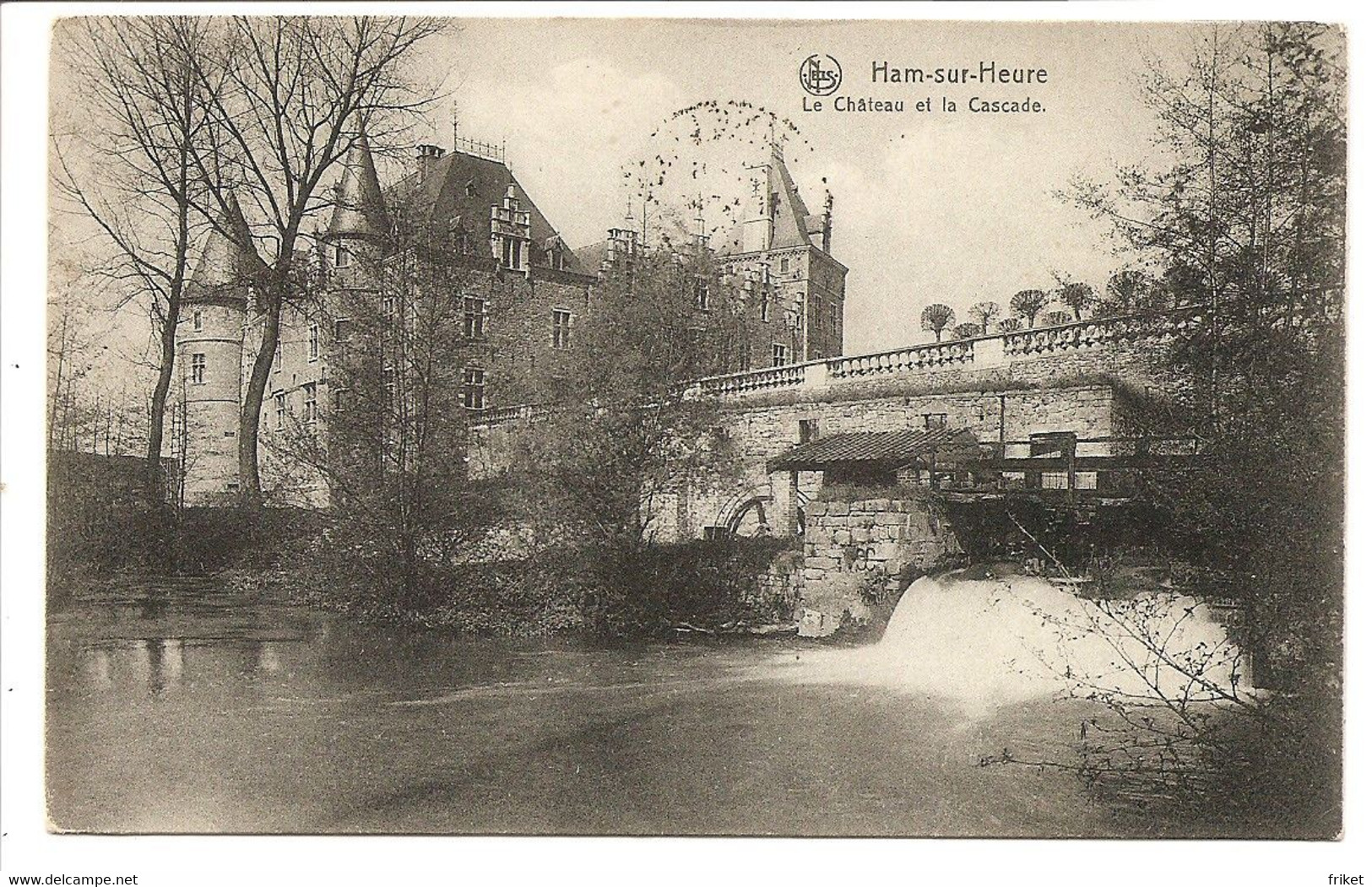 - 2436 -      Ham-sur-Heure   Le Chateau Et La Cascade - Ham-sur-Heure-Nalinnes