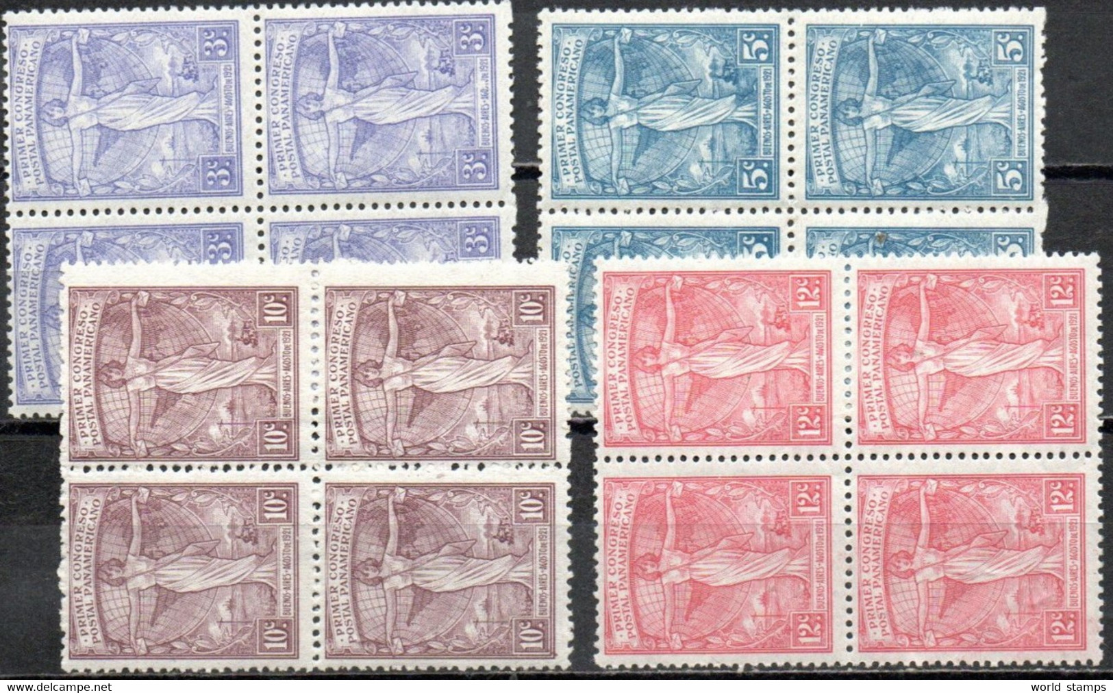 ARGENTINE 1921 ** PLI DE GOMME - Nuevos