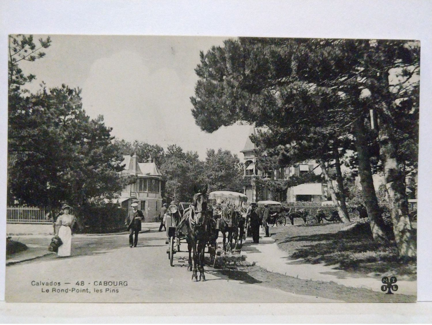 Cabourg. Rond Point. Les Pins - Cabourg