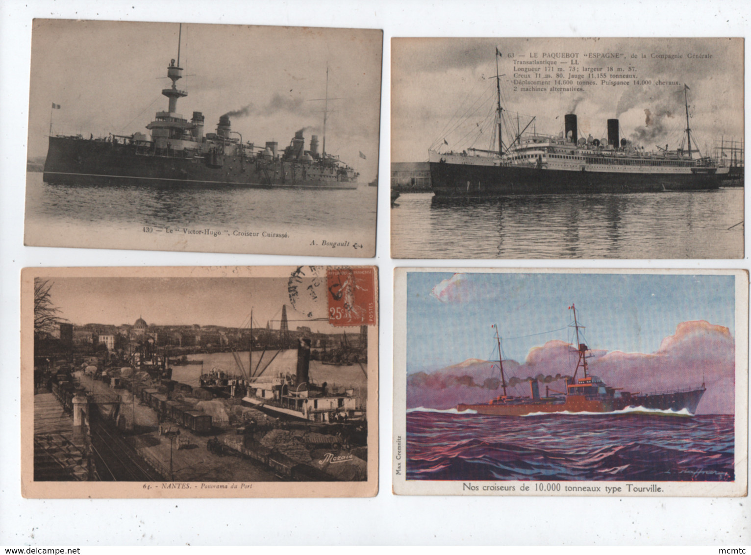 12 Cartes   - Bateaux , Bateau - Other & Unclassified