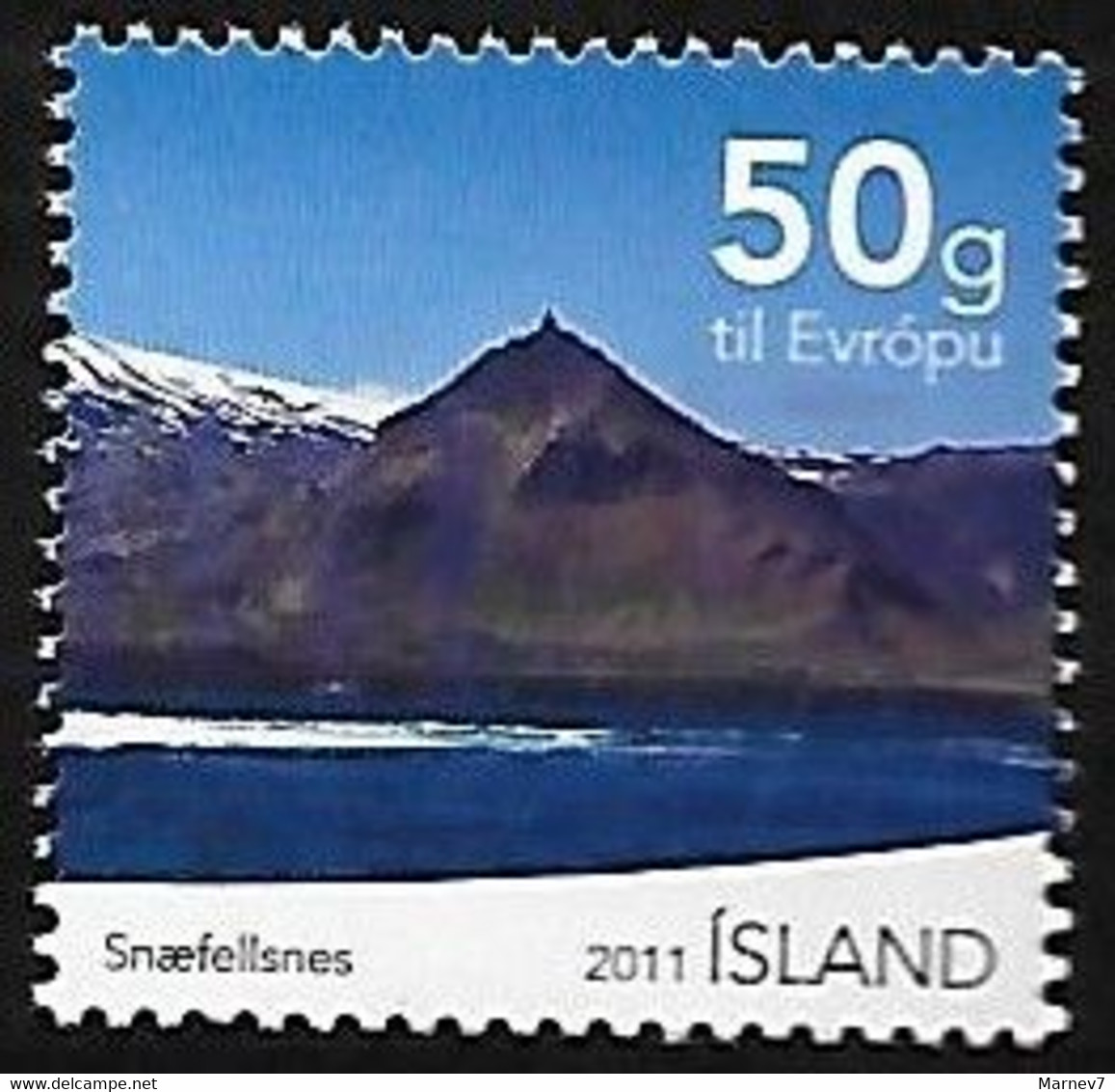 ISLANDE - Yv 1255** - Mi 1328** - Année 2011 -Parc Snaefellsnes - Sans Valeur Indiquée - Validité Permanente - Unused Stamps