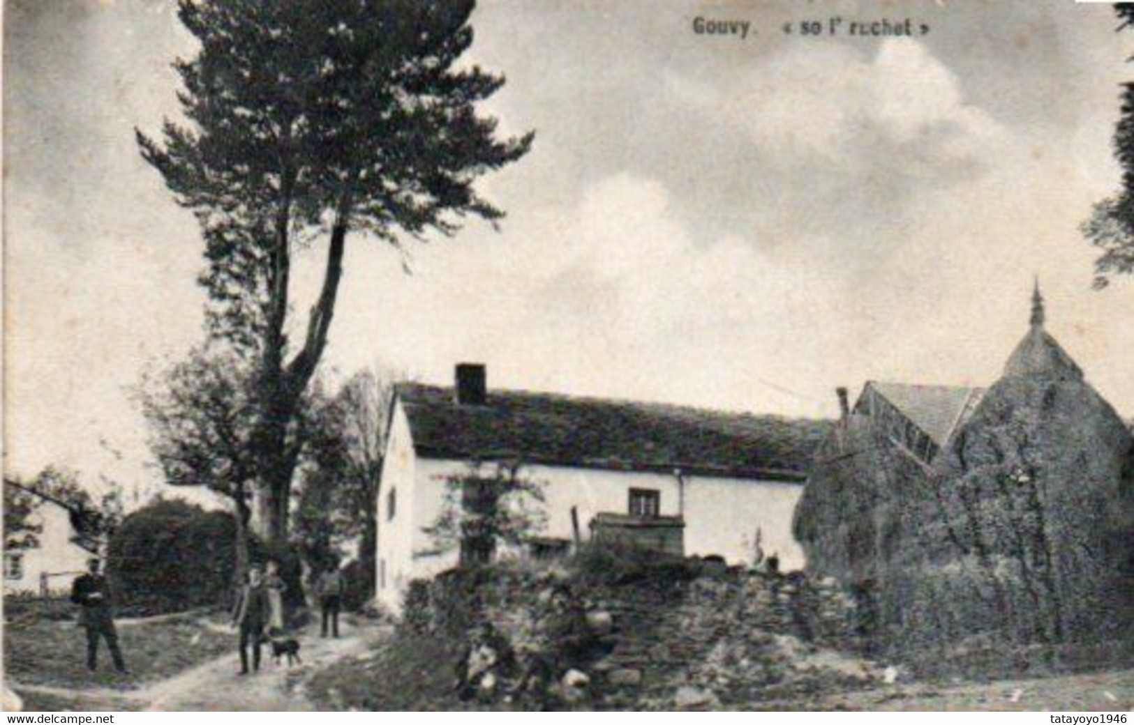 Gouvy  So L'ruchet Animée Circulé En 1911 - Gouvy