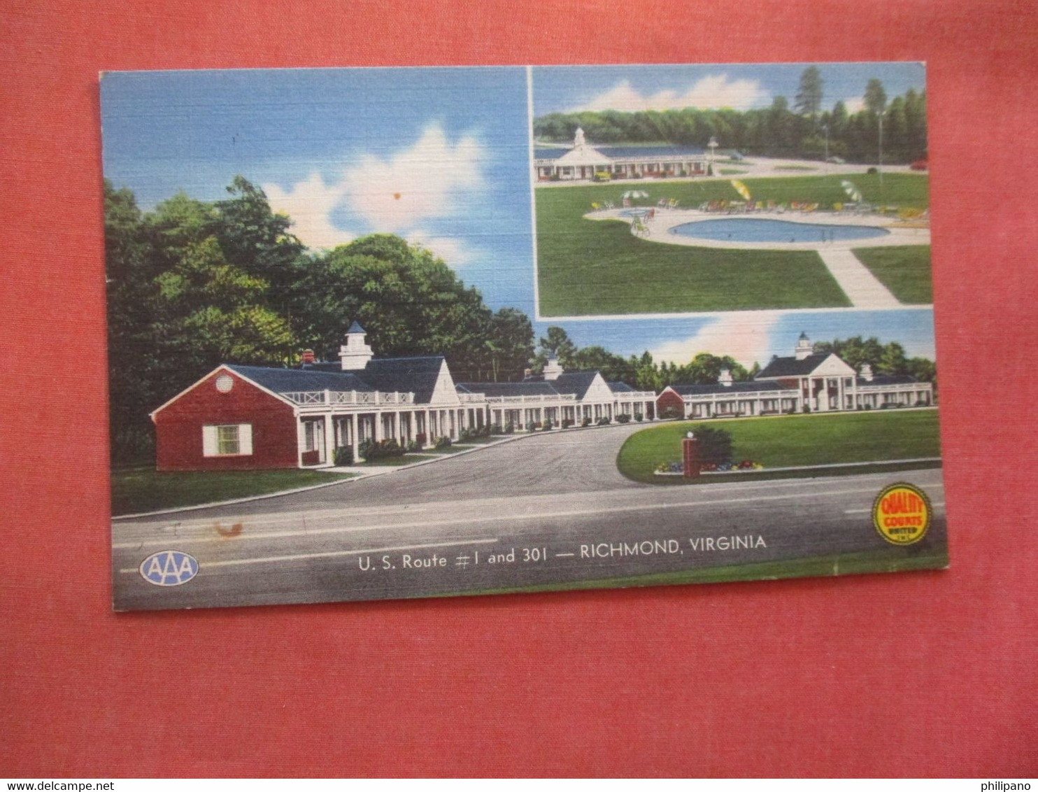 - Virginia > White House Motor Lodge  4 1/2 Miles South Of  Richmond        Ref 4587 - Richmond