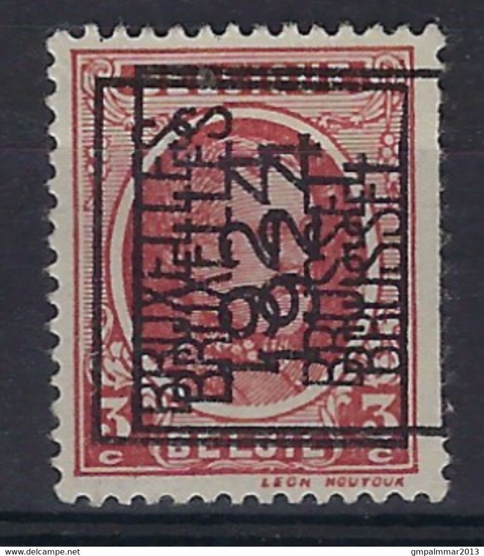 DUBBELDRUK / IMPRESSION DOUBLE  Nr. 192 Voorafgestempeld Nr. 98F Positie A   BRUXELLES 1924 BRUSSEL ; Staat Zie Scan ! - Typografisch 1922-31 (Houyoux)