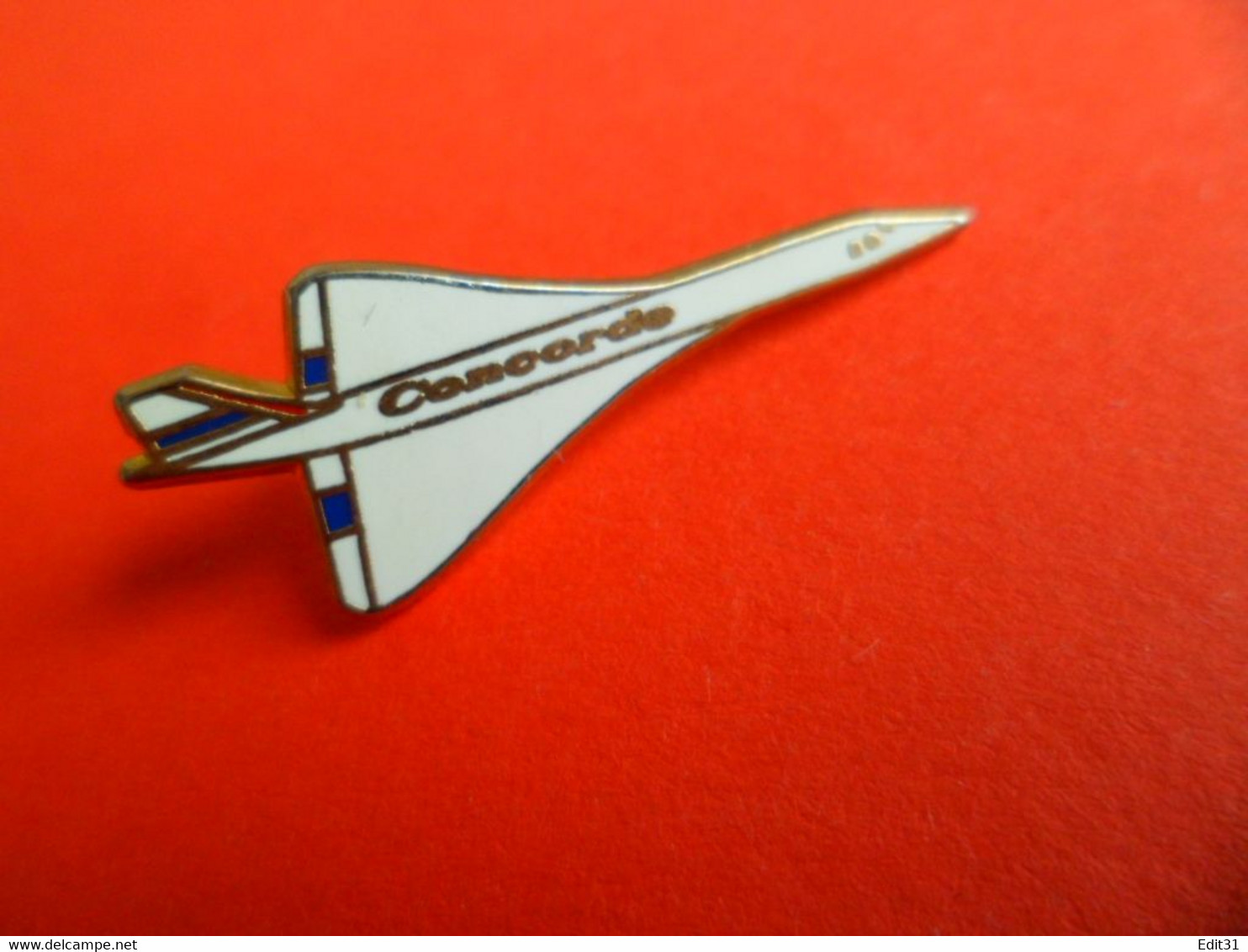 Pins EGF Avion Aviation Concorde Signé DECAT - Avions