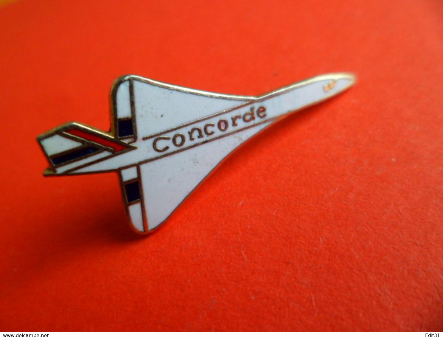 Pins  EGF Avion Aviation Concorde - Signé EBC 92 - Avions