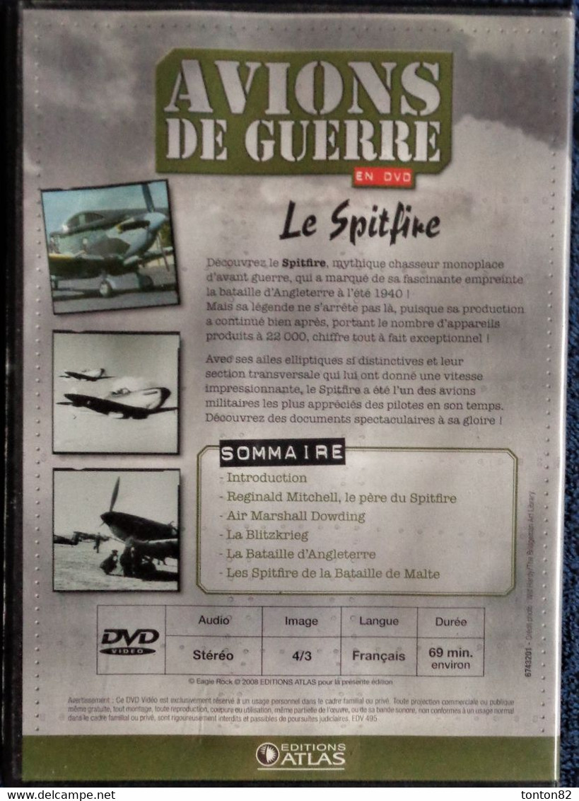 AVIONS DE GUERRE - Le Spitfire - ( Le Cracheur De Feu ) . - Documentaires