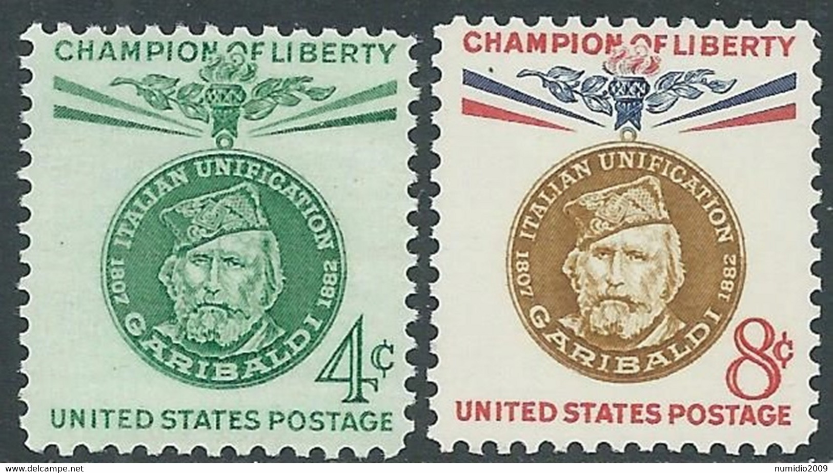 1960 STATI UNITI GIUSEPPE GARIBALDI MNH ** - RD49-5 - Nuevos