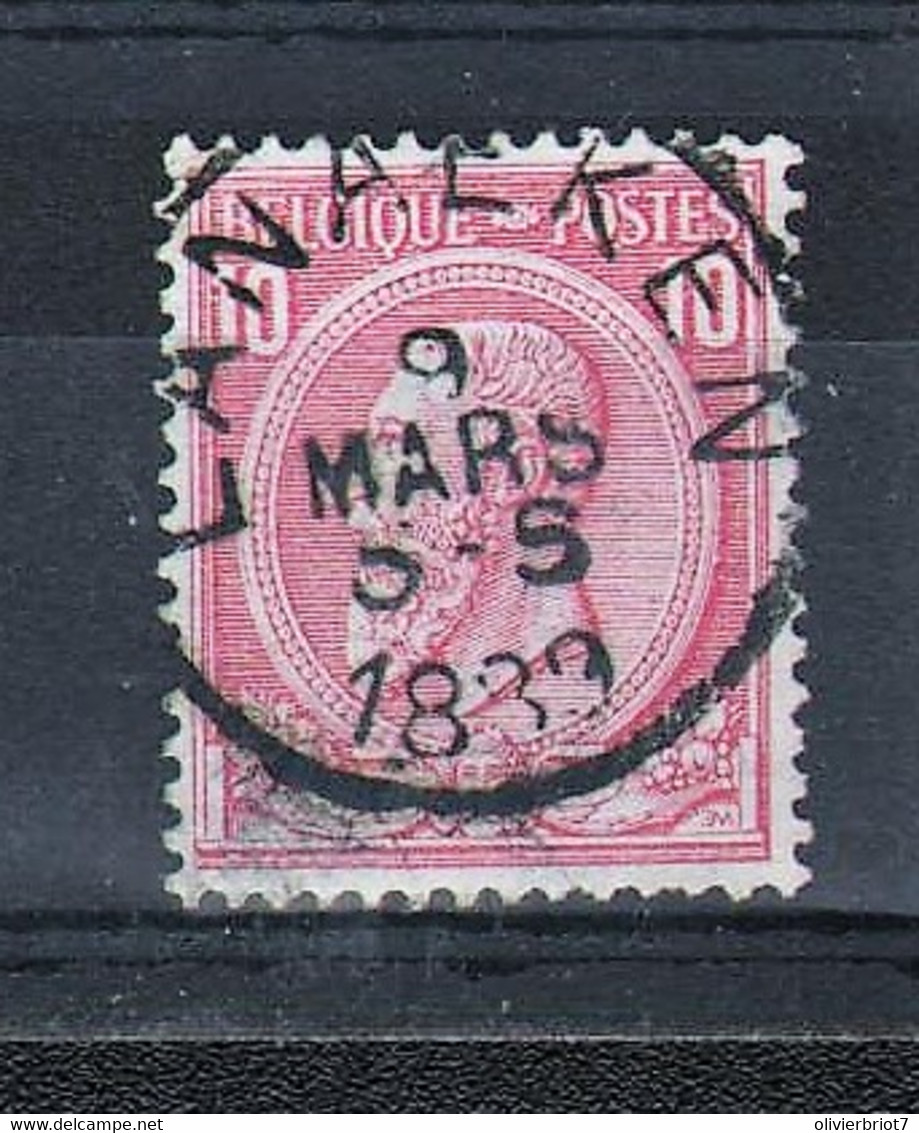 Belgique - N° 46 Oblitération : LANAEKEN - 1884-1891 Leopoldo II