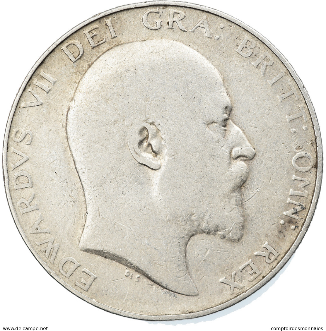 Monnaie, Grande-Bretagne, Edward VII, 1/2 Crown, 1907, TB+, Argent, KM:802 - K. 1/2 Crown