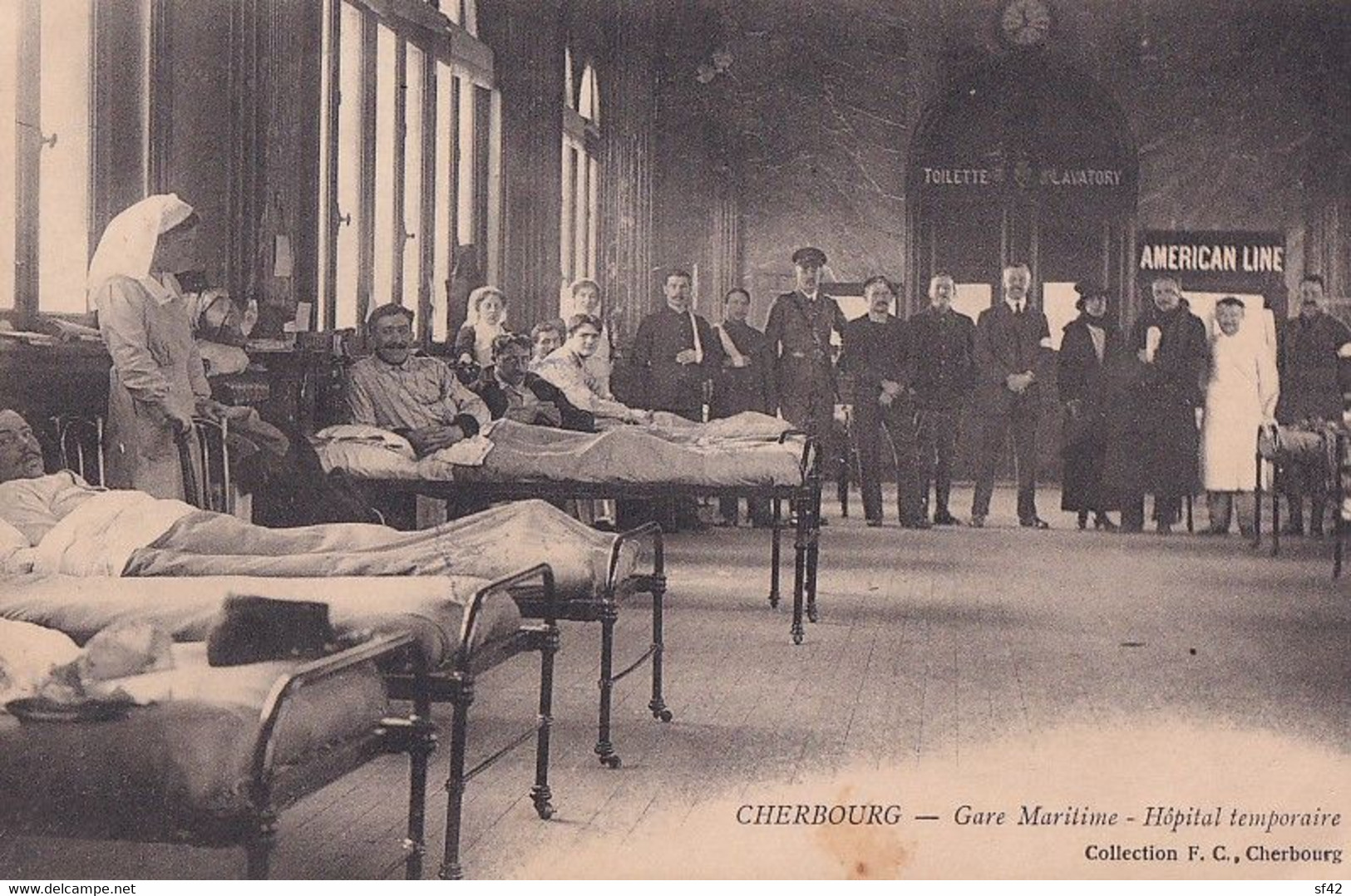 CHERBOURG                      GARE MARITIME. HOPITAL TEMPORAIRE - Cherbourg