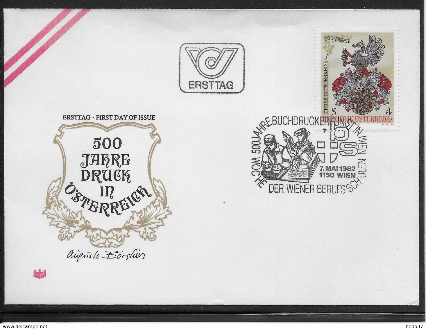 Thème Armoiries, Blasons - Autriche - Enveloppe - TB - Briefe U. Dokumente