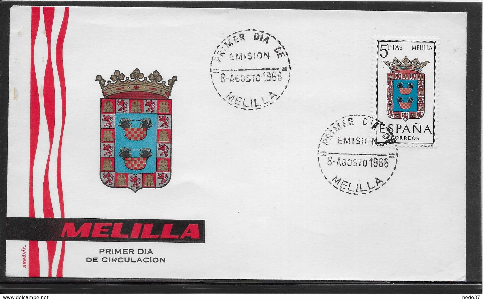 Thème Armoiries, Blasons - Espagne - Enveloppe - TB - Covers