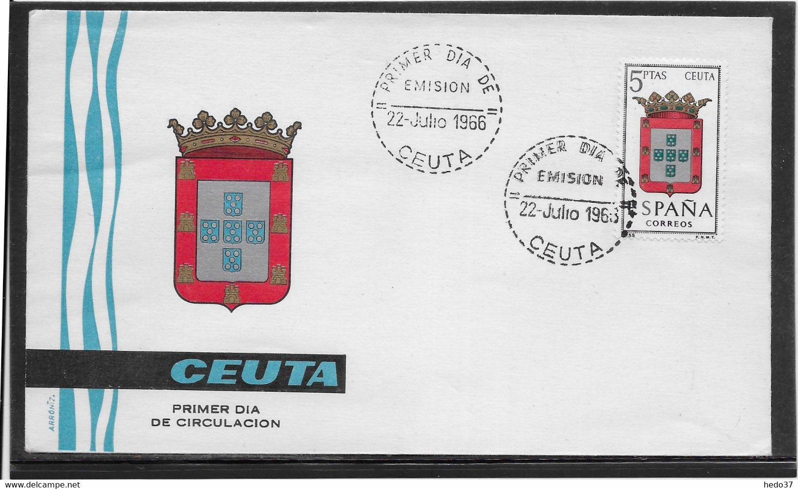 Thème Armoiries, Blasons - Espagne - Enveloppe - TB - Enveloppes