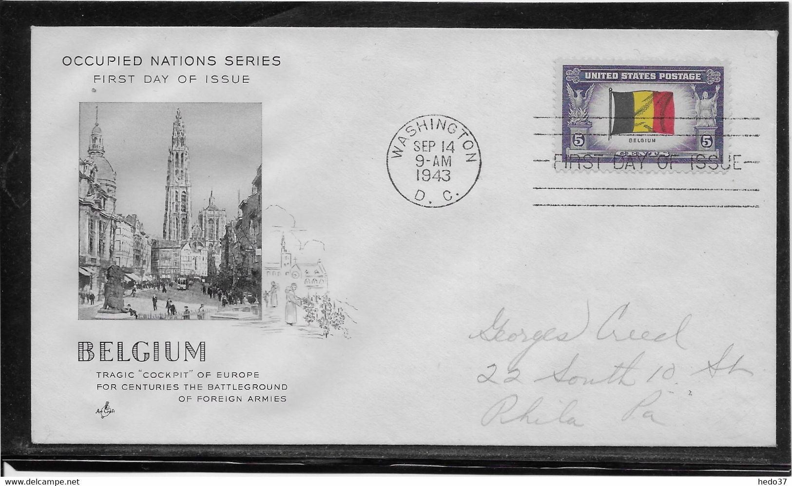 Etats Unis - Enveloppe 1er Jour - FDC - TB - 1941-1950