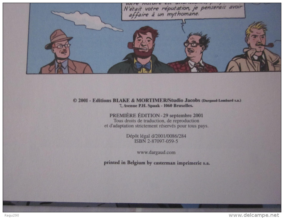 BLAKE ET MORTIMER N° 15 L'ETRANGE RENDEZ VOUS En édition Originale - Blake Et Mortimer