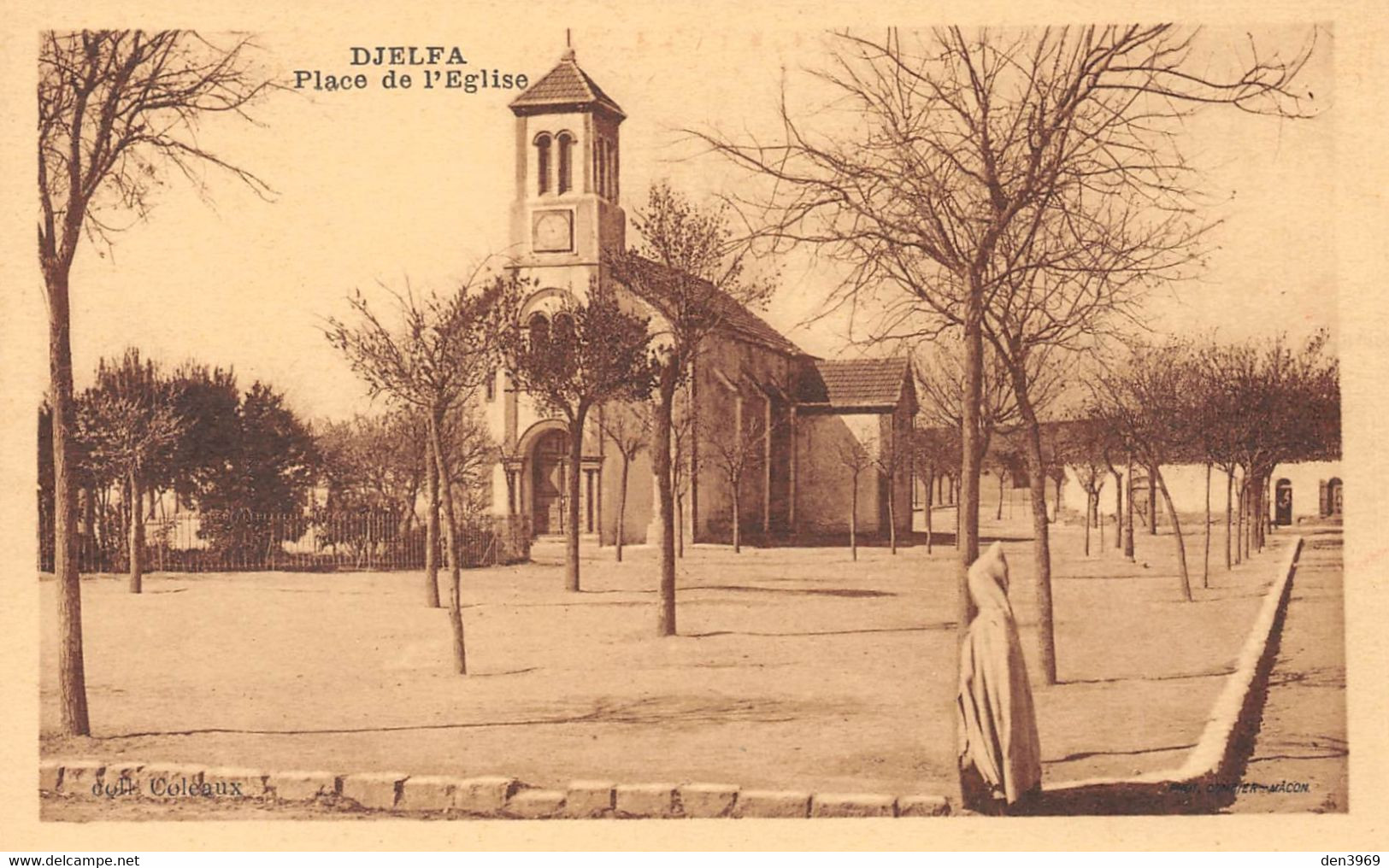 Algérie - DJELFA - Place De L'Eglise - Collection Coleaux - Djelfa