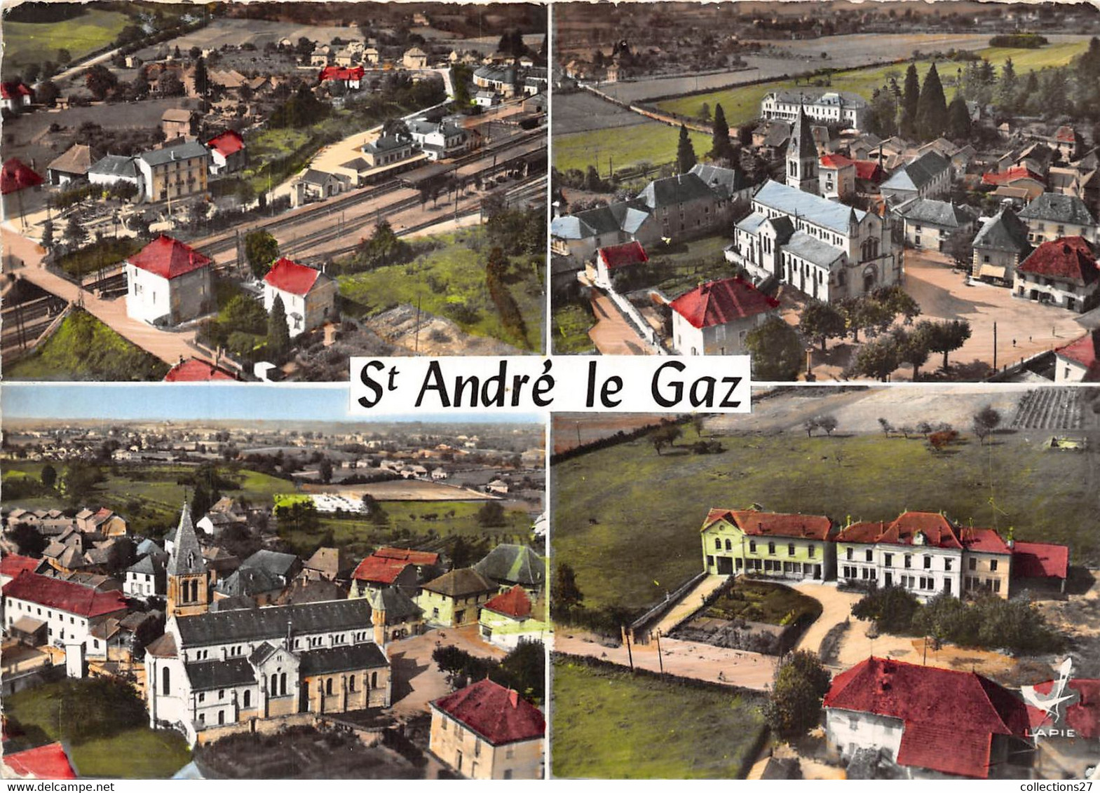 38-SAINT-ANDRE-LE-GAZ- MULTIVUES - Saint-André-le-Gaz