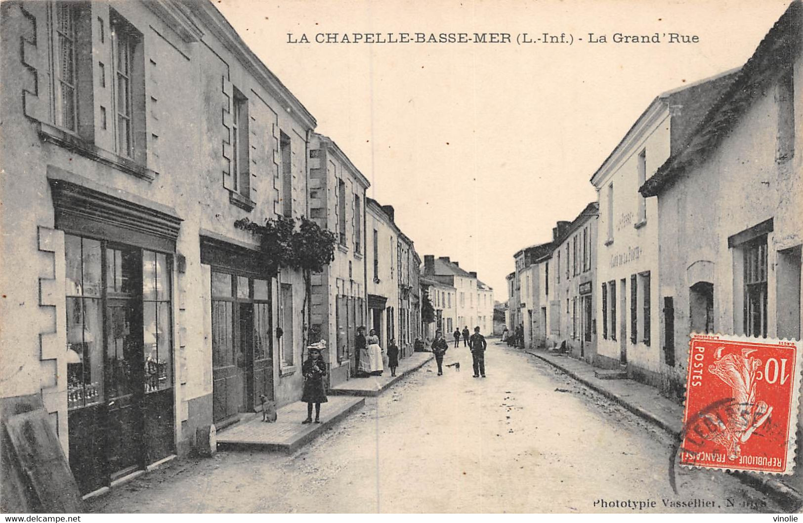 21-926 : LA CHAPELLE-BASSE-MER. LA GRAND'RUE - La Chapelle Basse-Mer