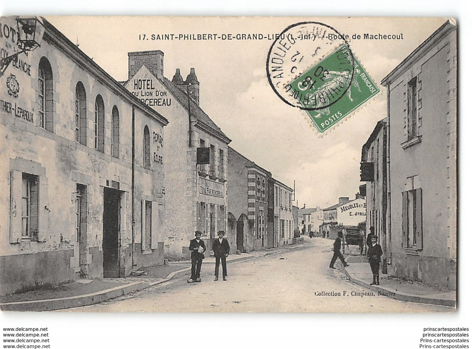 CPA 44 St Saint Philibert De Grand Lieu Route De Machecoul - Saint-Philbert-de-Grand-Lieu