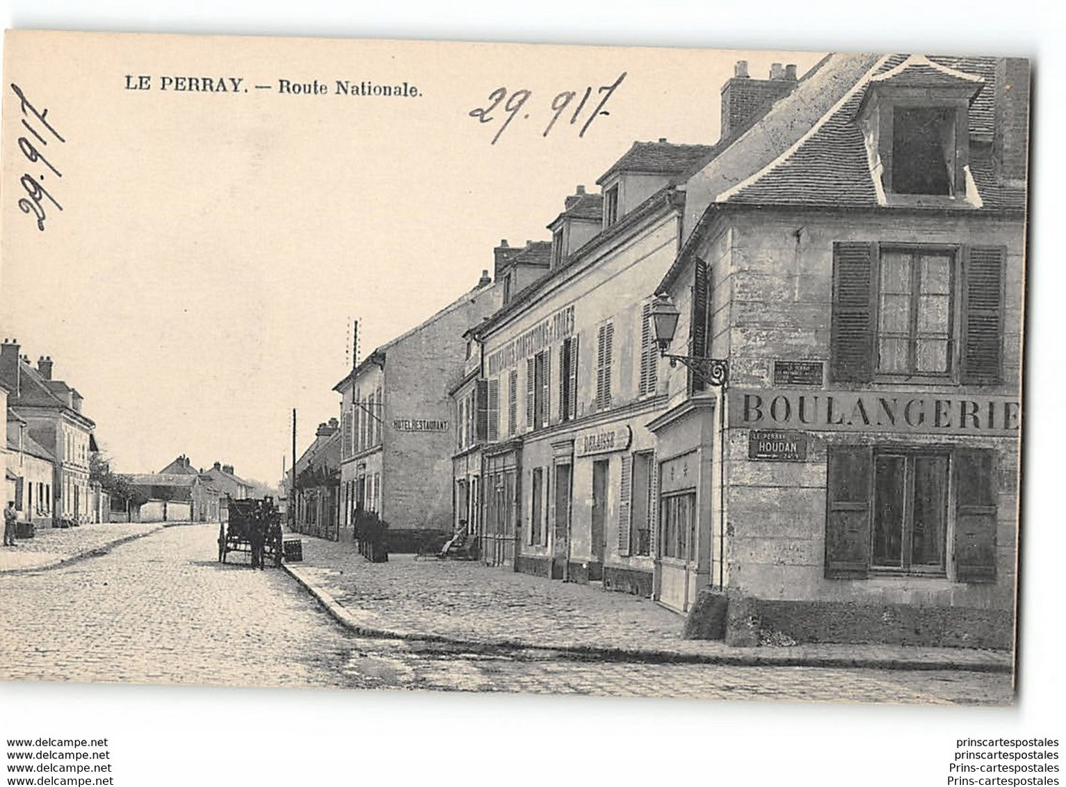 CPA 78 Le Perray Route Nationale - Le Perray En Yvelines