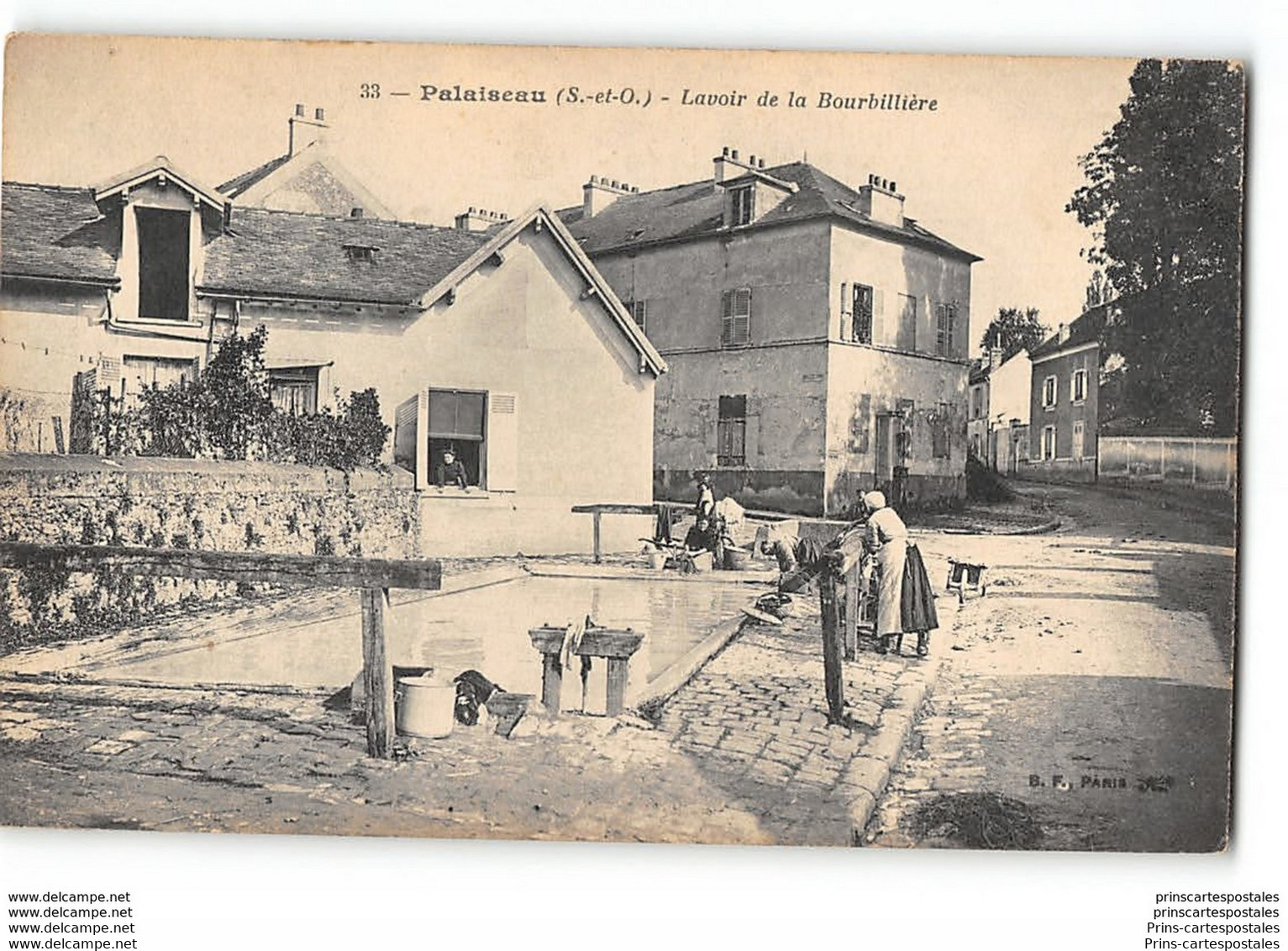 CPA 91 Palaiseau Lavoir De La Bourbilliere - Palaiseau