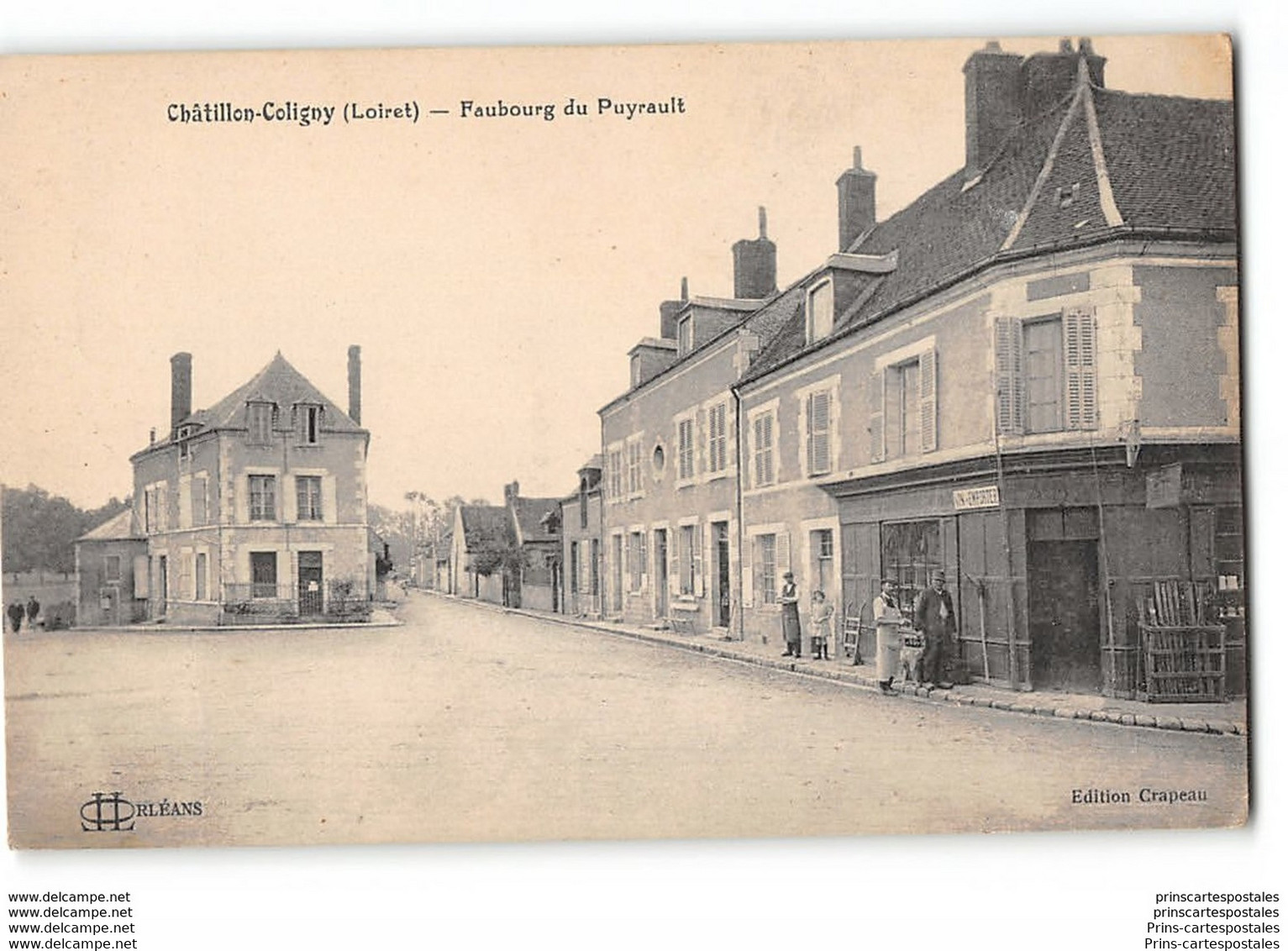 CPA 45 Chatillon Coligny Faubourg Du Puyrault - Chatillon Coligny