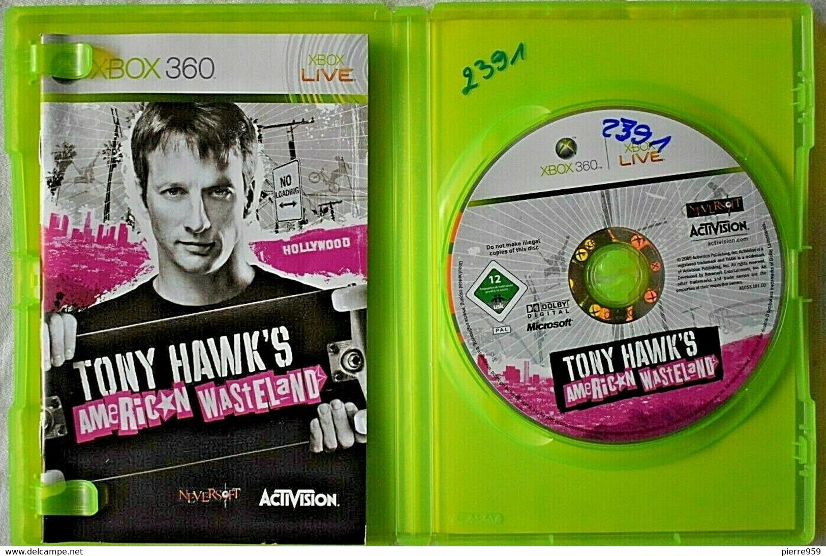 Tony Hawk's Américan Wasteland - XBOX -PAL - EUR - BibC - Xbox 360