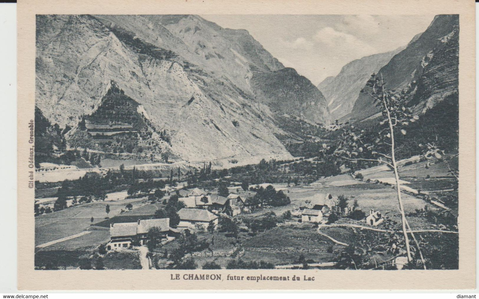 LE CHAMBON (38) - Futur Emplacement Du Lac - Bon état - Andere & Zonder Classificatie