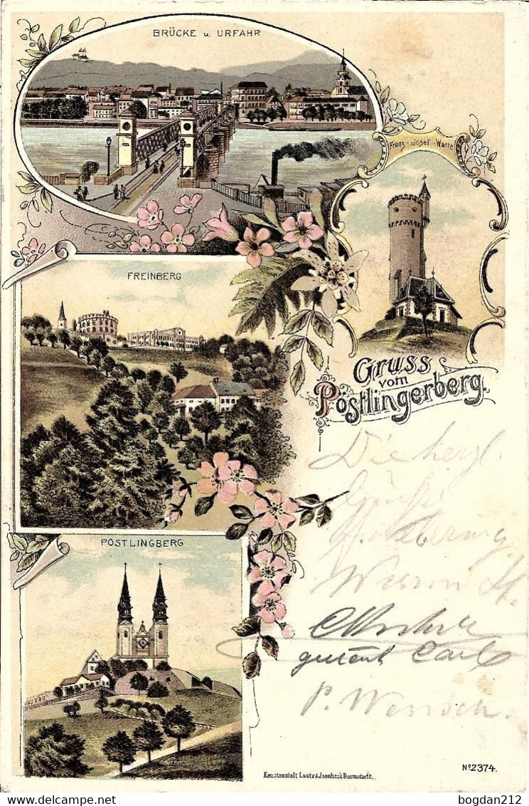 1898 - LINZ  Postlingberg , Gute Zustand, 2 Scan - Linz Pöstlingberg