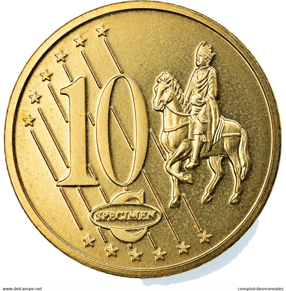 Vatican, 10 Euro Cent, 2011, Unofficial Private Coin, FDC, Laiton - Essais Privés / Non-officiels