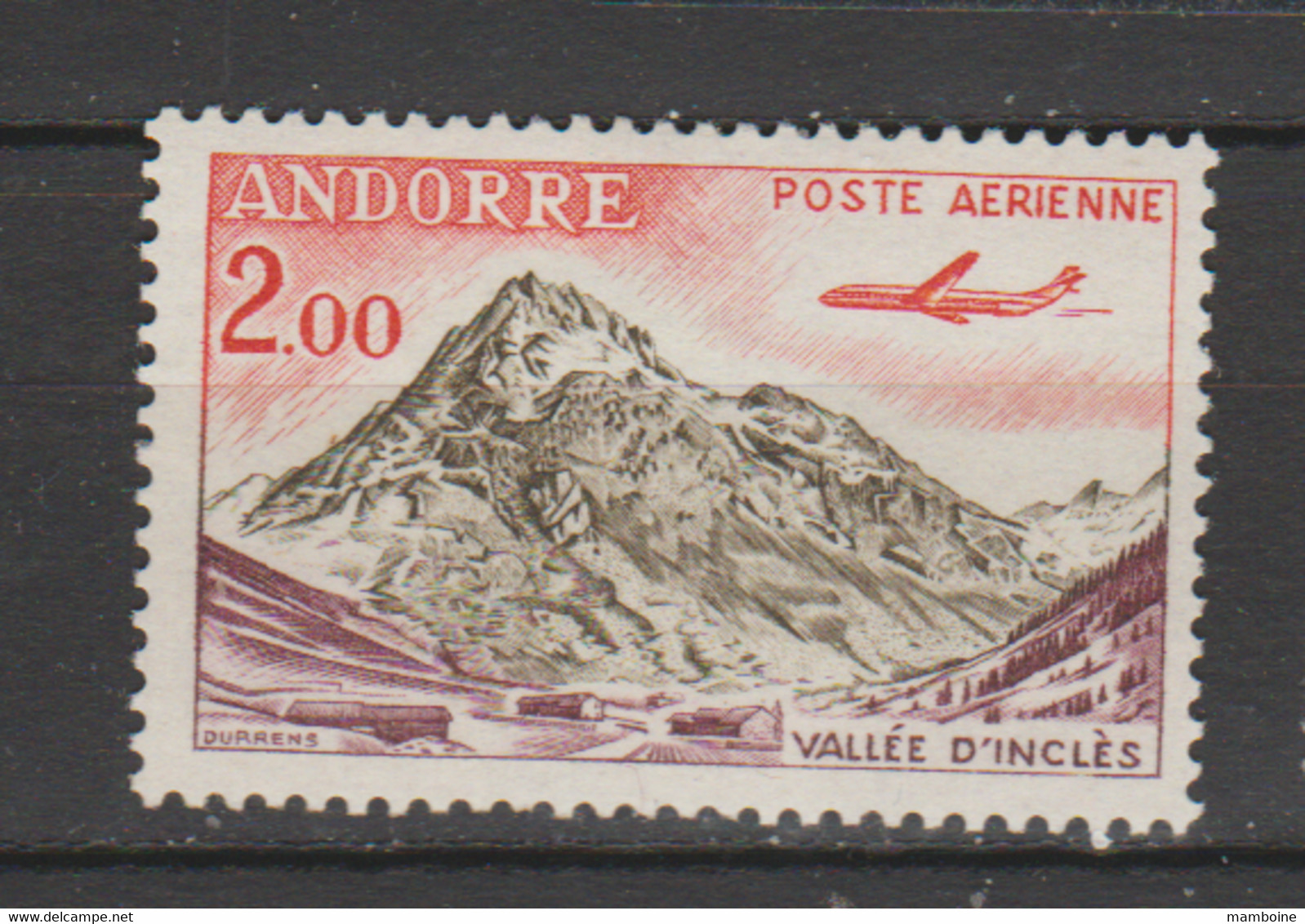 ANDORRE  Aérien 1961  N °5 Neuf XX  "avion Caravelle" - Airmail