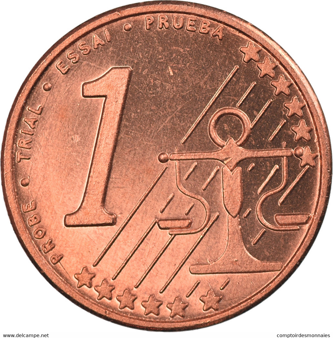 Slovénie, Euro Cent, 2004, Unofficial Private Coin, FDC, Copper Plated Steel - Pruebas Privadas