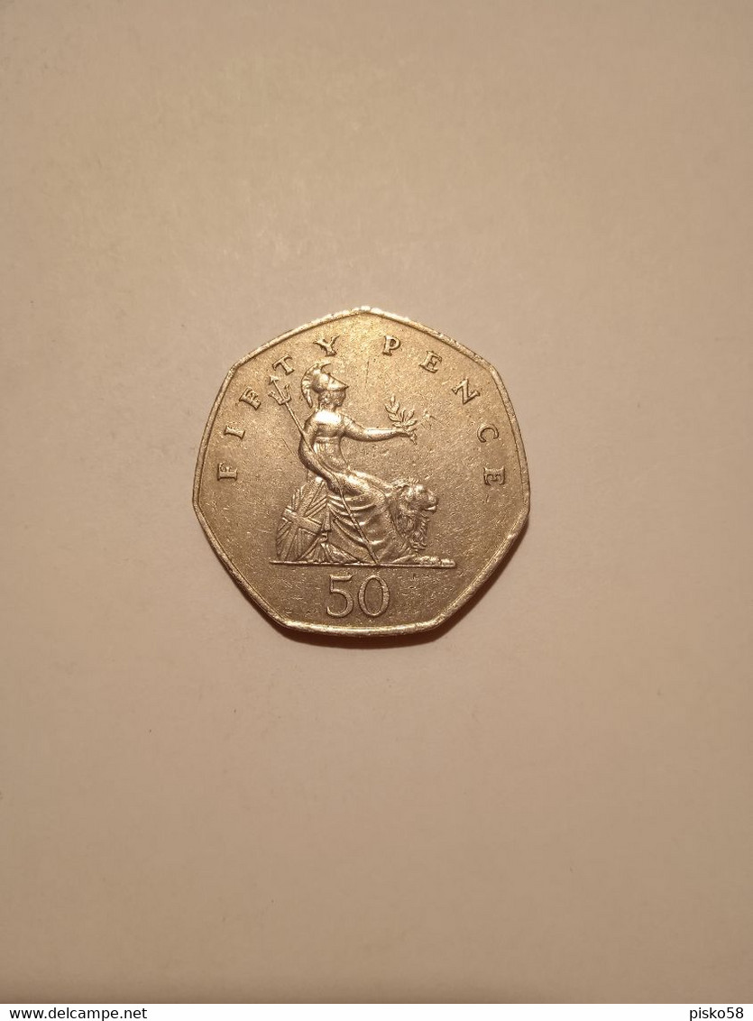 GRAN BRETAGNA- 50 PENCE 1982 - Other & Unclassified