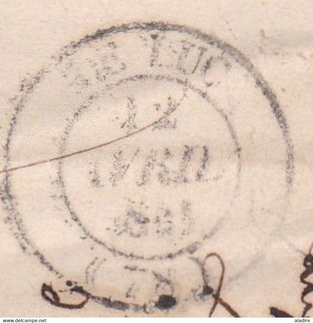 1844 - Cachet à Date 14 Sur Lettre Avec Correspondance En Port Payé De Le Luc, Var  Vers Brignoles - Cad Arrivée - 1801-1848: Precursores XIX