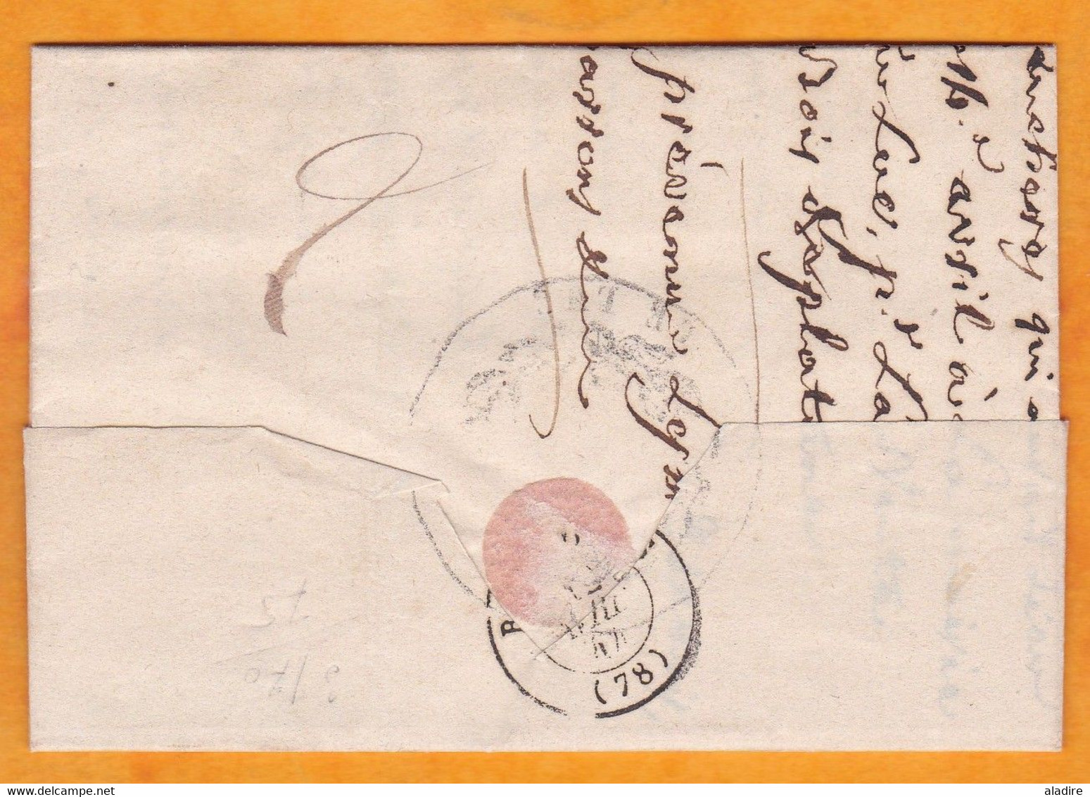 1844 - Cachet à Date 14 Sur Lettre Avec Correspondance En Port Payé De Le Luc, Var  Vers Brignoles - Cad Arrivée - 1801-1848: Precursores XIX