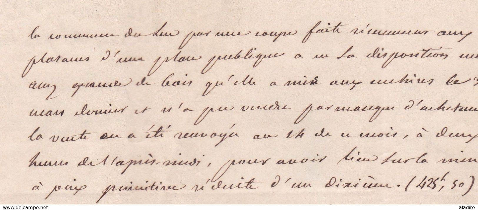 1844 - Cachet à date 14 sur Lettre avec correspondance en Port Payé de Le Luc, Var  vers Brignoles - cad arrivée