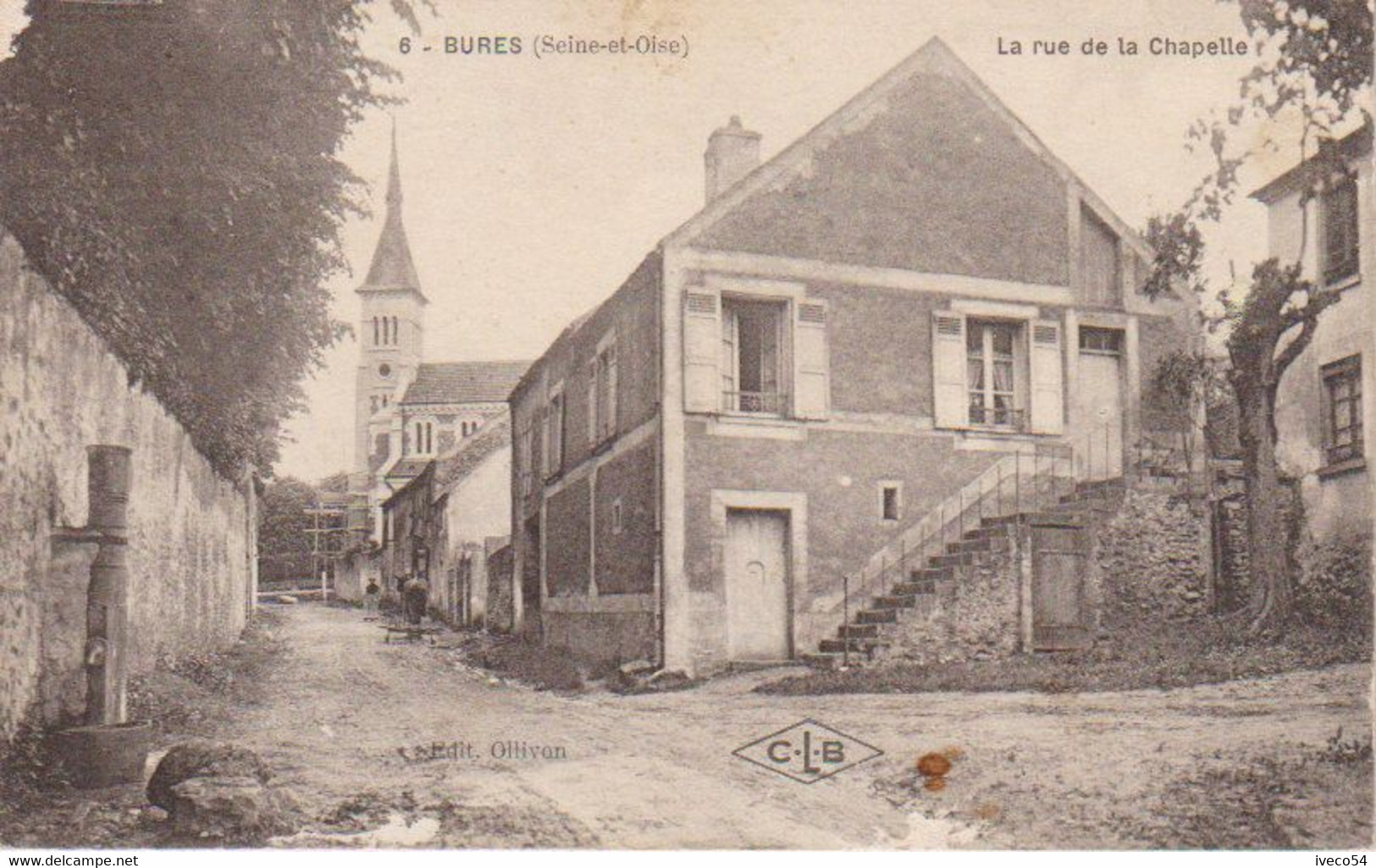 1923  Bures   " La Rue De La Chapelle  " - Morainvilliers