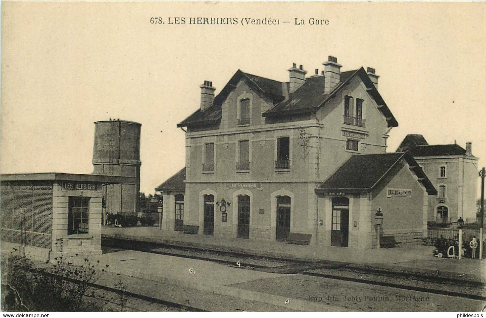 VENDEE  LES HERBIERS  La Gare - Les Herbiers