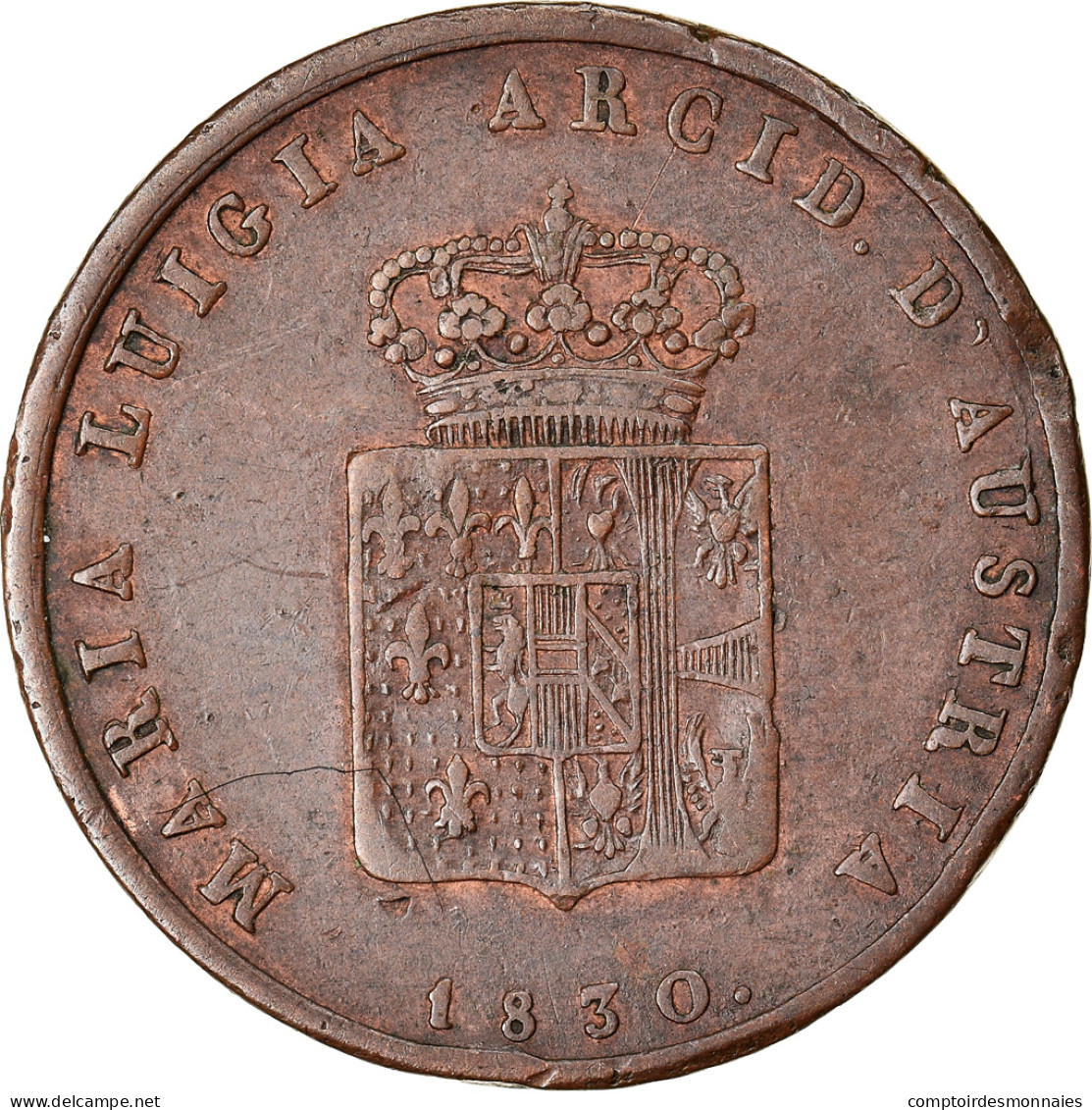 Monnaie, États Italiens, PARMA, Maria Luigia, 3 Centesimi, 1830, Parma, TTB - Parma