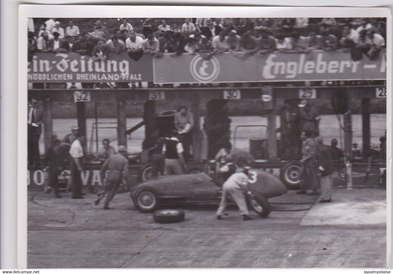 Photo Automobile Allemagne Le Circuit D'Hockenheim 1951Ferrari 375 Pilote Piero Taruffi 2498 Bis - Auto's