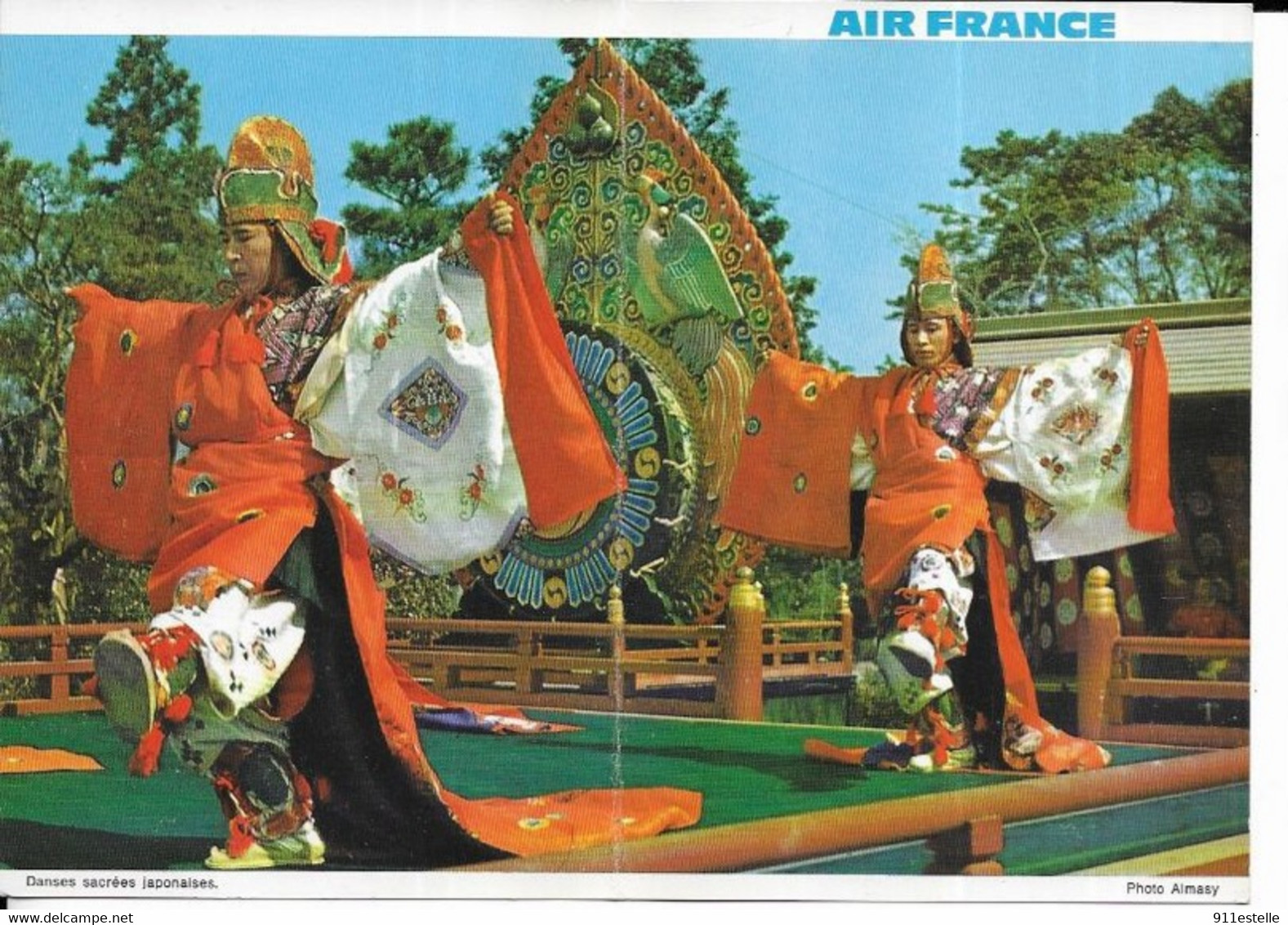 AIR FRANCE HORAIRE  .PARIS OSAKA  JANVIER 1970 - Biglietti