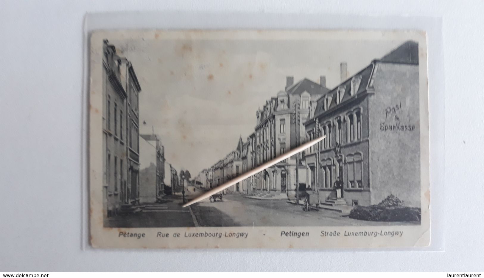 PETANGE - Rue De Luxembourg Longwy - 1917 - Pétange