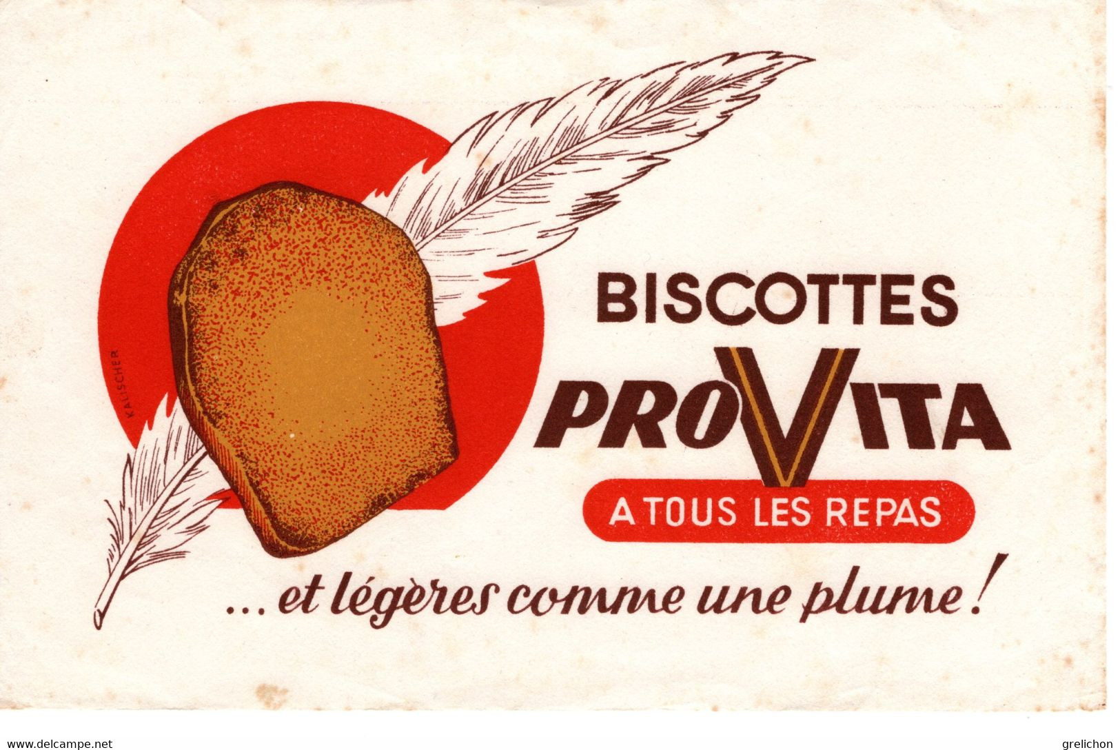 Buvard : Provita : Biscottes à Tous Les Repas - Biscottes